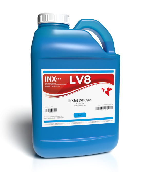 INXJet LV8 True Solvent Mürekkep 5Lt. Bidon