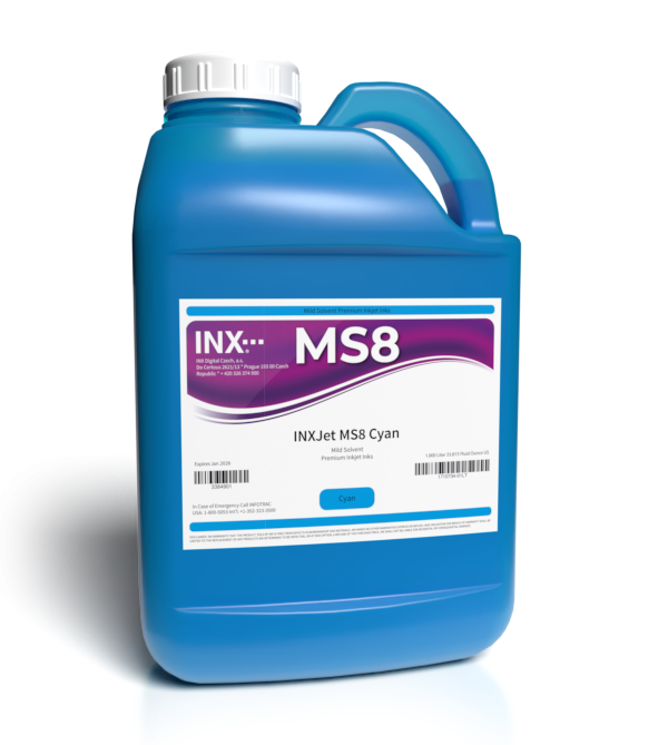 INXJet MS8 Mild Solvent Mürekkep 5Lt. Bidon
